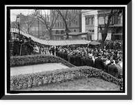 Historic Framed Print, PAN AMERICAN MASS. THANKSGIVING DAY AT ST. PATRICK'S. GROUPS AT ST. PATRICK'S - 2,  17-7/8" x 21-7/8"