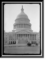 Historic Framed Print, CAPITOL, U.S. CLEANING EXTERIOR - 4,  17-7/8" x 21-7/8"