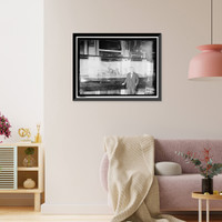 Historic Framed Print, DANIELS, JOSEPHUS. SECRETARY OF THE NAVY, 1913-1921. WITH MODEL OF U.S.S. NEW YORK - 2,  17-7/8" x 21-7/8"