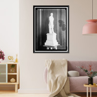 Historic Framed Print, MODEL FOR UNIDENTIFIED STATUE - 2,  17-7/8" x 21-7/8"