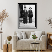 WOMAN SUFFRAGE. ROSE WINSLOW AND MAGGIE HINCHEY Classic, Vintage Poster