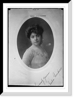 Historic Framed Print, Sadie Julia Gompers, oval portrait,  17-7/8" x 21-7/8"