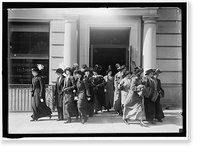 Historic Framed Print, CHESAPEAKE & POTOMAC TELEPHONE CO. TELEPHONE GIRLS - 3,  17-7/8" x 21-7/8"