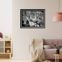EASTER EGG ROLLING, WHITE HOUSE - 6, Antique Print