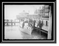 NAVY, U.S. PIER AT OLD PT. COMFORT - 2, Vintage Print