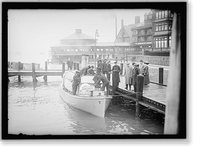 NAVY, U.S. PIER AT OLD PT. COMFORT - 2, Vintage Print