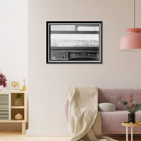 Historic Framed Print, AVIATION, ARMY. FLYING FIELD, FORT BLISS, TEXAS. WRIGHT BROTHERS' PLANE, TYPE B - 2,  17-7/8" x 21-7/8"