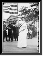 Historic Framed Print, HITCHCOCK, HELEN. WOMAN SUFFRAGETTE,  17-7/8" x 21-7/8"