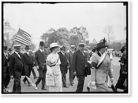 WOMAN SUFFRAGE PARADE, MAY, 1914 - 15, Vintage Print