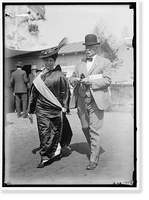 Historic Framed Print, SCOTT, MRS. HUGH L., SCOTT, HUGH L. MAJOR GENERAL, U.S.A., CHIEF OF STAFF. HORSE SHOW,  17-7/8" x 21-7/8"