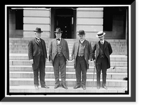 PAN AMERICAN CONGRESS. 5TH AT SANTIAGO, CHILE. U.S. DELEGATION: JOSEPH R. LAMAR; W.J. BRYAN; F.W. LEHMANN; H. PERCIVAL DODGE, Historic Print
