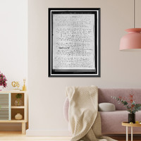 KEY, FRANCIS SCOTT. ORIGINAL MANUSCRIPT OF 'STAR SPANGLED BANNER', Vintage Wall Art