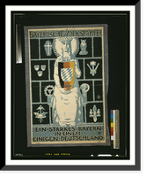 Bayerische Volkspartei ein starkes Bayern in einem einigen Deutschland, Historic Print