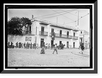 MAAS, GENERAL, OF MEXICO. HIS HOME IN VERA CRUZ, Antique Print