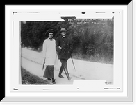 Historic Framed Print, Carl Franz Josef of Austria and bride,  17-7/8" x 21-7/8"