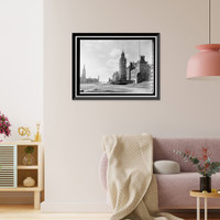 Historic Framed Print, CANADA, DOMINION OF. PARLIAMENT BUILDINGS - 2,  17-7/8" x 21-7/8"