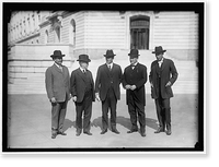 Historic Framed Print, GOVERNORS OF STATES. FIVE COTTON STATES. GOVERNORS TRAMMELL OF FLORIDA; O'NEAL OF ALABAMA; SLAYTON OF GEORGIA; L.E. HALL OF LOUISIANA; CRUCE OF OKLAHOMA - 2,  17-7/8" x 21-7/8"