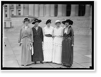 McCHORD, MARGARET, 2ND FROM LEFT; BURLESON, LUCY, 3RD FROM LEFT; JOHNSON, NANCY, RIGHT, Historic Reproduction