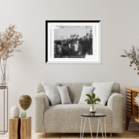 Historic Framed Print, Japan - C.B. Bryan arrives in Yokohama.Yokohama, Japan,  17-7/8" x 21-7/8"