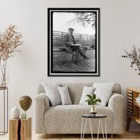 Historic Framed Print, ASHERMANN, S. OF NEW YORK CITY. NATIONAL BEAGLE CLUB OF AMERICA,  17-7/8" x 21-7/8"