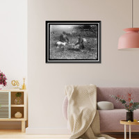 Historic Framed Print, NATIONAL BEAGLE CLUB OF AMERICA. J. W. APPLETON OF IPSWICH, MASSACHUSETTS AND J.C. COOLEY OF NEW YORK CITY,  17-7/8" x 21-7/8"