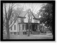 Historic Framed Print, NATIONAL BEAGLE CLUB OF AMERICA. HOME OF DR. R.G. HUMPHREY, BLUEMONT, VA.,  17-7/8" x 21-7/8"