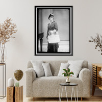 Historic Framed Print, BELGIAN RELIEF. MISS MARY DECKER OF THE 'MILE OF PENNIES' CAMPAIGN - 2,  17-7/8" x 21-7/8"