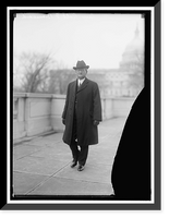 Historic Framed Print, BROUSSARD, ROBERT FOLIGNY. REP. FROM LOUISIANA, 1897-1915; SENATOR, 1915-1918. SNAPS,  17-7/8" x 21-7/8"