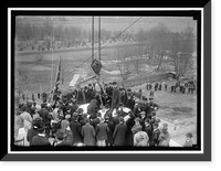 Historic Framed Print, LINCOLN MEMORIAL. LAYING CORNERSTONE - 3,  17-7/8" x 21-7/8"