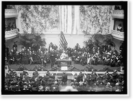 Historic Framed Print, DAUGHTERS OF AMERICAN REVOLUTION. GEORGE WASHINGTON CELEBRATION. W.S. SMOOT - 2,  17-7/8" x 21-7/8"