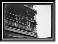 UNITED STATES NAVY. EITEL FRIEDRICH, GERMAN SHIP TAKEN OVER BY U.S.; SCENES ON DECK, ETC, Vintage Print