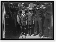 UNITED STATES NAVY. EITEL FRIEDRICH, GERMAN SHIP TAKEN OVER BY U.S.; SCENES ON DECK, ETC. - 2, Historic Reproduction