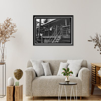 Historic Framed Print, UNITED STATES NAVY. EITEL FRIEDRICH, GERMAN SHIP TAKEN OVER BY U.S.; THE SHIP,  17-7/8" x 21-7/8"