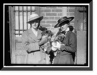 Historic Framed Print, LITTANER, MISS CATHERINE L. DOG SHOW,  17-7/8" x 21-7/8"