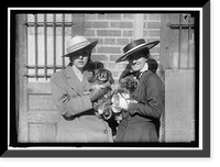 Historic Framed Print, LITTANER, MISS CATHERINE L. DOG SHOW - 2,  17-7/8" x 21-7/8"