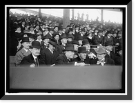 Historic Framed Print, BASEBALL, PROFESSIONAL FRONT: ROBERT N. HARPER; BRYAN; DANIELS; C.K. BERRYMAN. REAR: UNIDENTIFIED; BAKER OF CALIFORNIA; COVINGTON OF MARYLAND; LANE,  17-7/8" x 21-7/8"