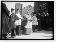 Historic Framed Print, O'CONNELL, H. E. WILLIAM. CARDINAL. ST. PATRICK'S CHURCH,  17-7/8" x 21-7/8"