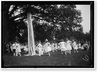 Historic Framed Print, FRIENDSHIP CHARITY FETE. MAYPOLE DANCE - 2,  17-7/8" x 21-7/8"