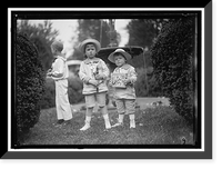 Historic Framed Print, FRIENDSHIP CHARITY FETE. LEITER CHILDREN,  17-7/8" x 21-7/8"