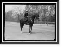 Historic Framed Print, RIDING AND HUNT CLUB. KATHERINE SCRIVEN,  17-7/8" x 21-7/8"