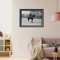 Historic Framed Print, RIDING AND HUNT CLUB. KATHERINE SCRIVEN,  17-7/8" x 21-7/8"