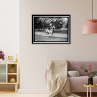 Historic Framed Print, LITTANER, MISS CATHERINE L. RIDING AND HUNT CLUB,  17-7/8" x 21-7/8"