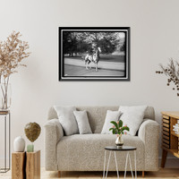 Historic Framed Print, LITTANER, MISS CATHERINE L. RIDING AND HUNT CLUB,  17-7/8" x 21-7/8"