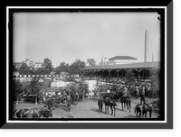 Historic Framed Print, HORSE SHOWS. GENERAL VIEW - 2,  17-7/8" x 21-7/8"