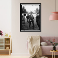 Historic Framed Print, MOORE, WILLIAM H. JUDGE. HORSE SHOW,  17-7/8" x 21-7/8"