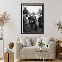 Historic Framed Print, MOORE, WILLIAM H. JUDGE. HORSE SHOW,  17-7/8" x 21-7/8"