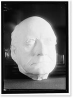 PLASTER CAST OF FACE OF BRYAN, WILLIAM JENNINGS. REP. FROM NEBRASKA, 1891-1895; SECRETARY OF STATE, 1913-1915 - 2 Classic, Historic Print
