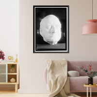 PLASTER CAST OF FACE OF BRYAN, WILLIAM JENNINGS. REP. FROM NEBRASKA, 1891-1895; SECRETARY OF STATE, 1913-1915 - 2 Classic, Historic Print