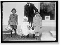 Historic Portrait - White House - Easter. Children of Rodier