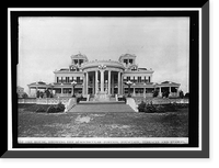 SHADOW LAWN, NJ. SUMMER WHITE HOUSE. FRONT OF THE HOUSE, Vintage Wall Art